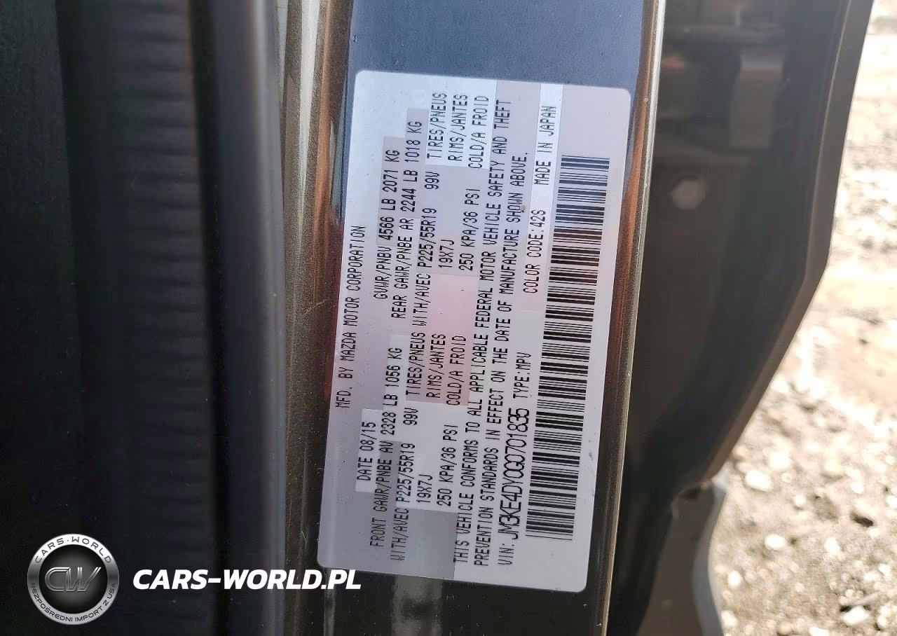 2016 Mazda Cx-5 Gt VIN:JM3KE4DY0G0701835 - 13