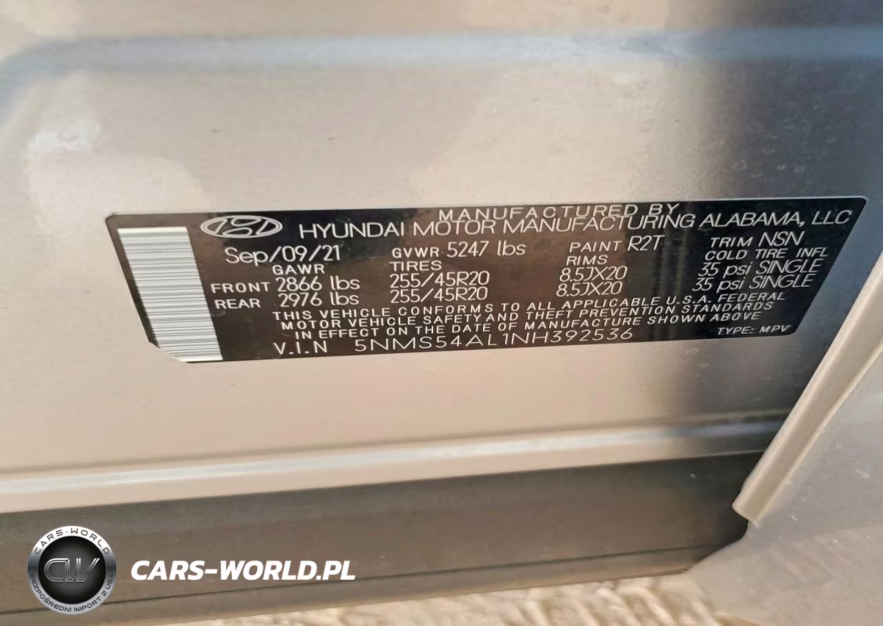 2022 Hyundai Santa Fe Calligraphy VIN:5NMS54AL1NH392536 - 13