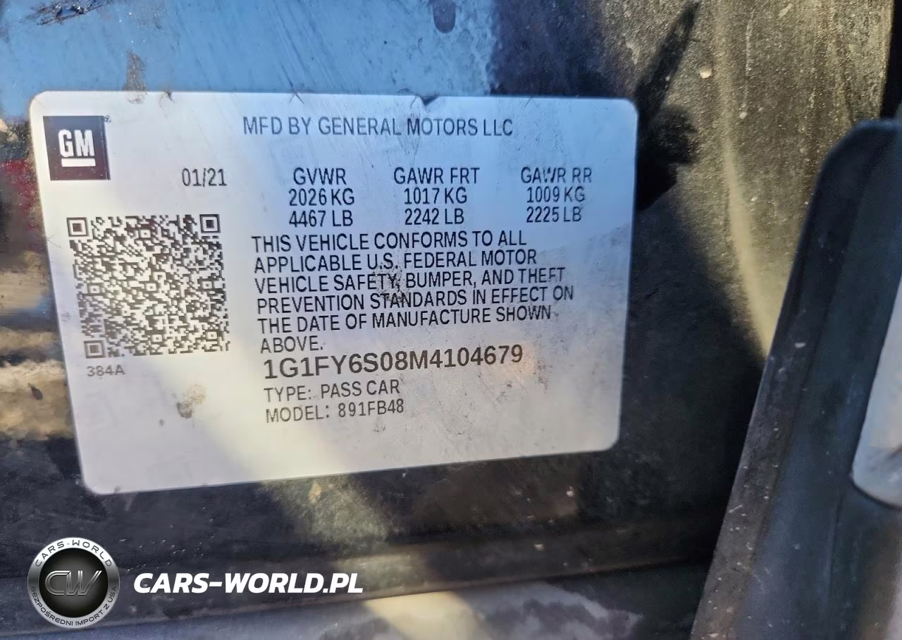 2021 Chevrolet Bolt Ev Lt VIN:1G1FY6S08M4104679 - 12