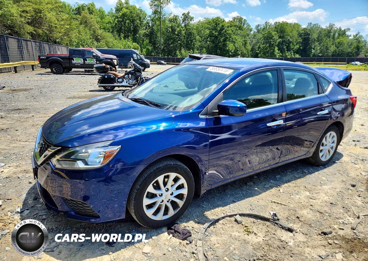 2019 Nissan Sentra Sv VIN:3N1AB7AP9KY425229 - 1