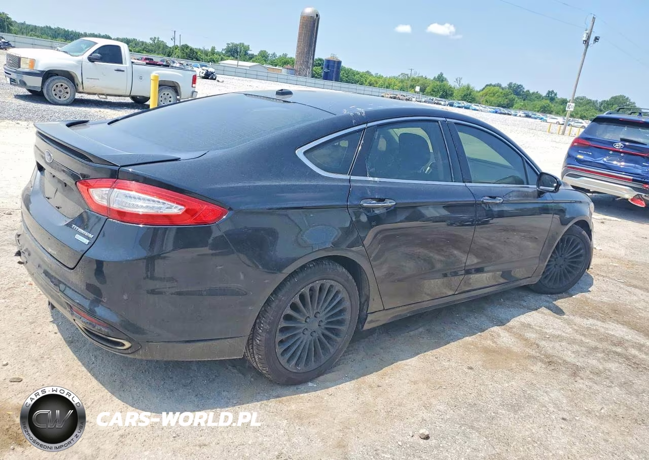 2014 Ford Fusion Titanium VIN:3FA6P0K9XER208434 - 3