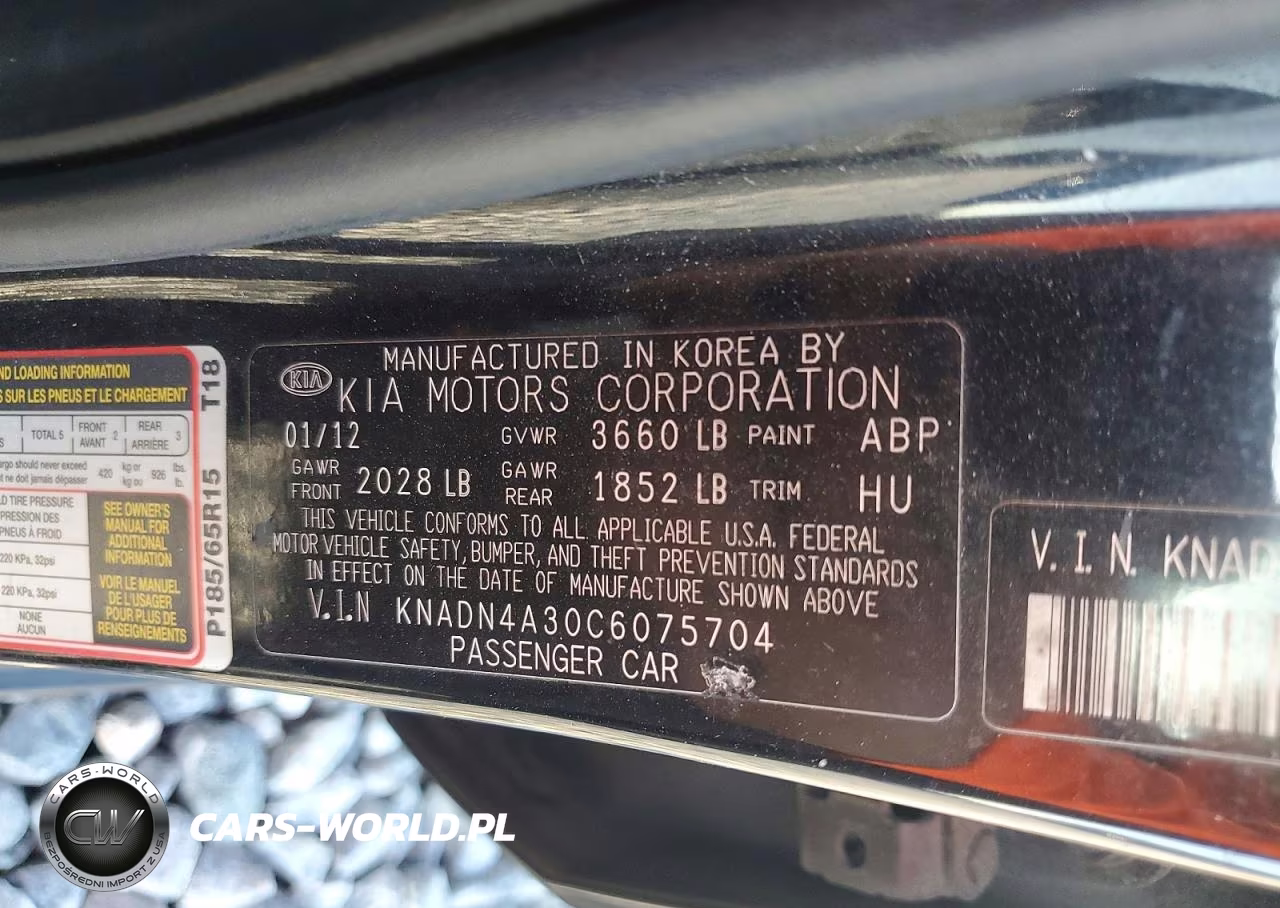 2012 Kia Rio Ex VIN:KNADN4A30C6075704 - 12