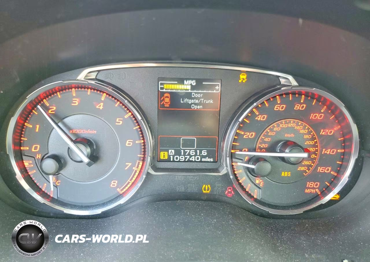 2015 Subaru Wrx Limited VIN:JF1VA1G68F9833235 - 9