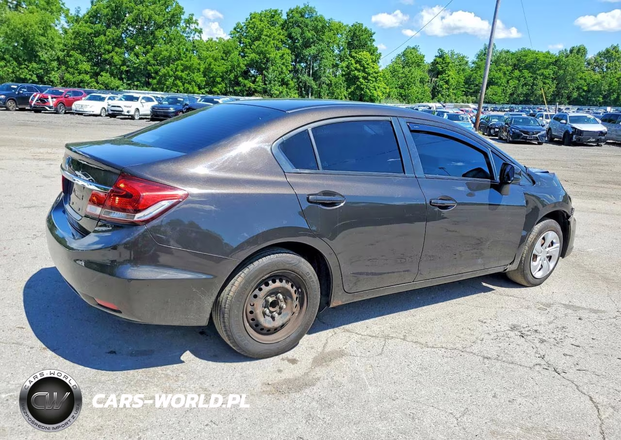 2013 Honda Civic Lx VIN:19XFB2F5XDE206801 - 3