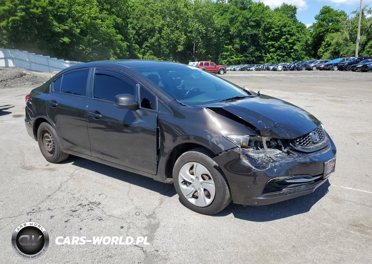2013 Honda Civic Lx VIN:19XFB2F5XDE206801 - 4