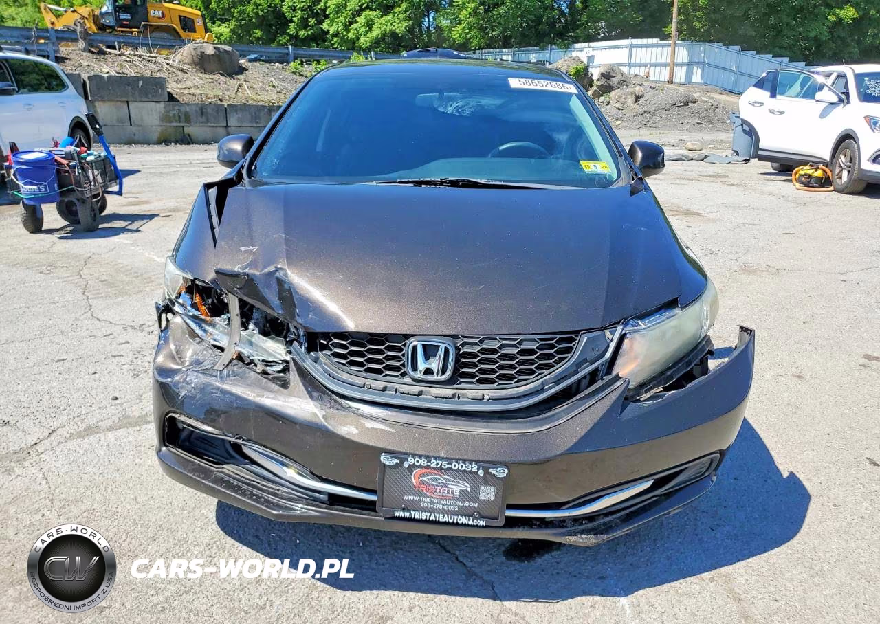 2013 Honda Civic Lx VIN:19XFB2F5XDE206801 - 5