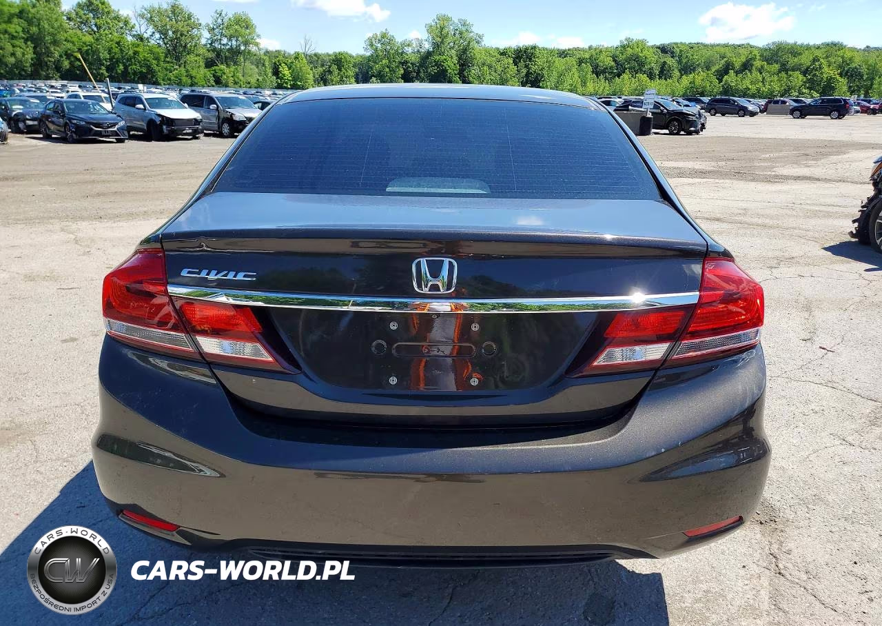 2013 Honda Civic Lx VIN:19XFB2F5XDE206801 - 6