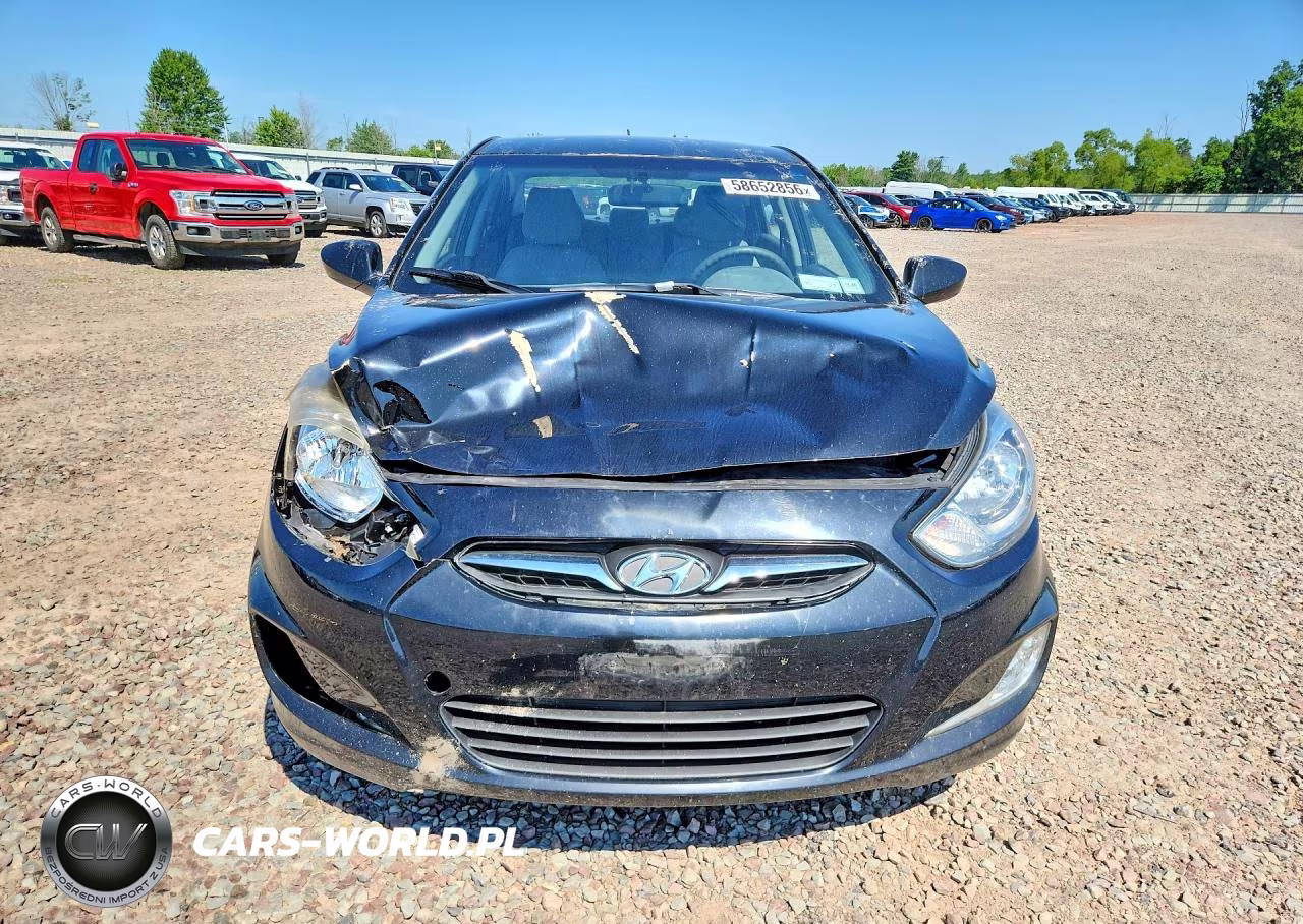 2013 Hyundai Accent Gls VIN:KMHCU4AE4DU576476 - 5