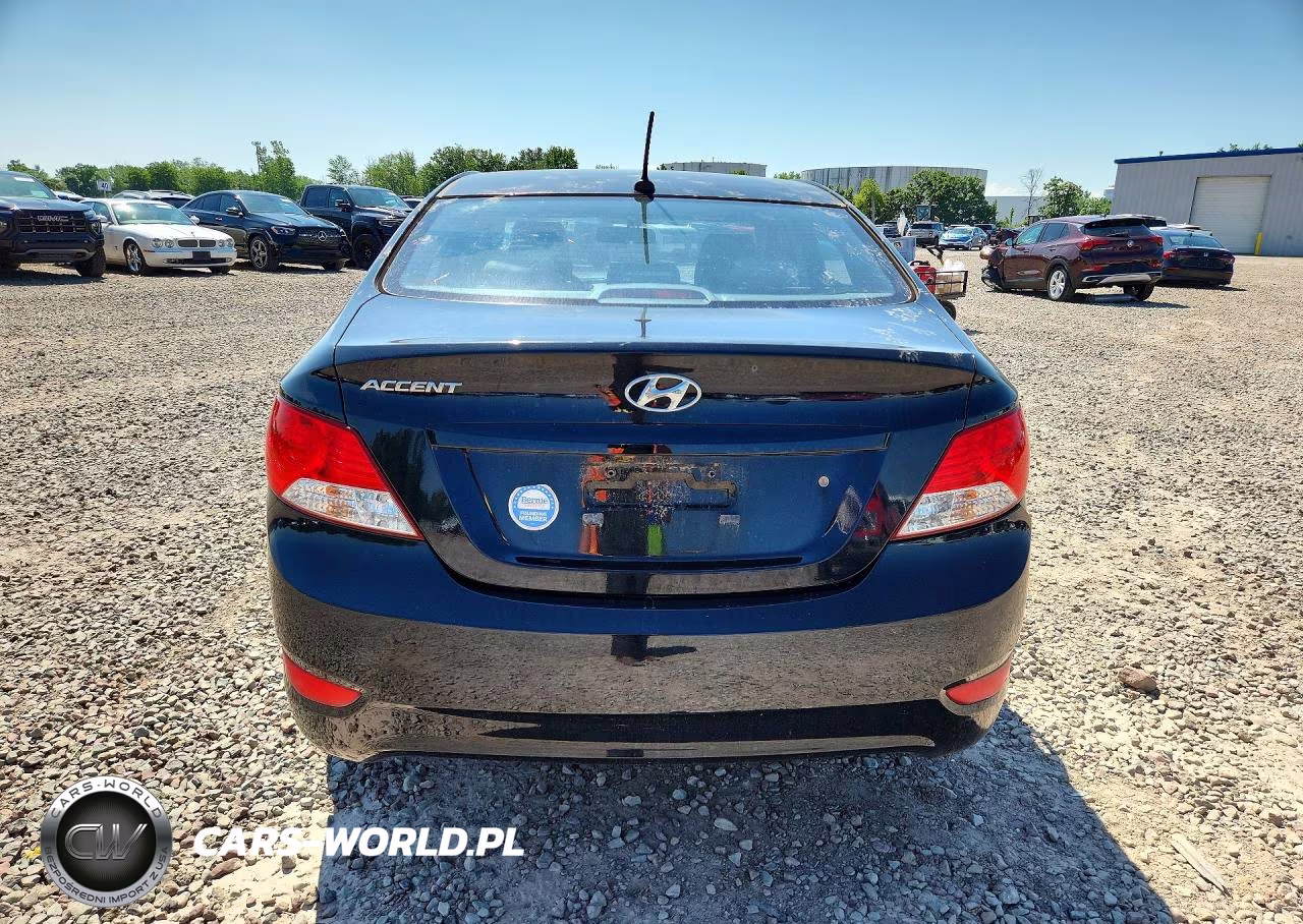 2013 Hyundai Accent Gls VIN:KMHCU4AE4DU576476 - 6