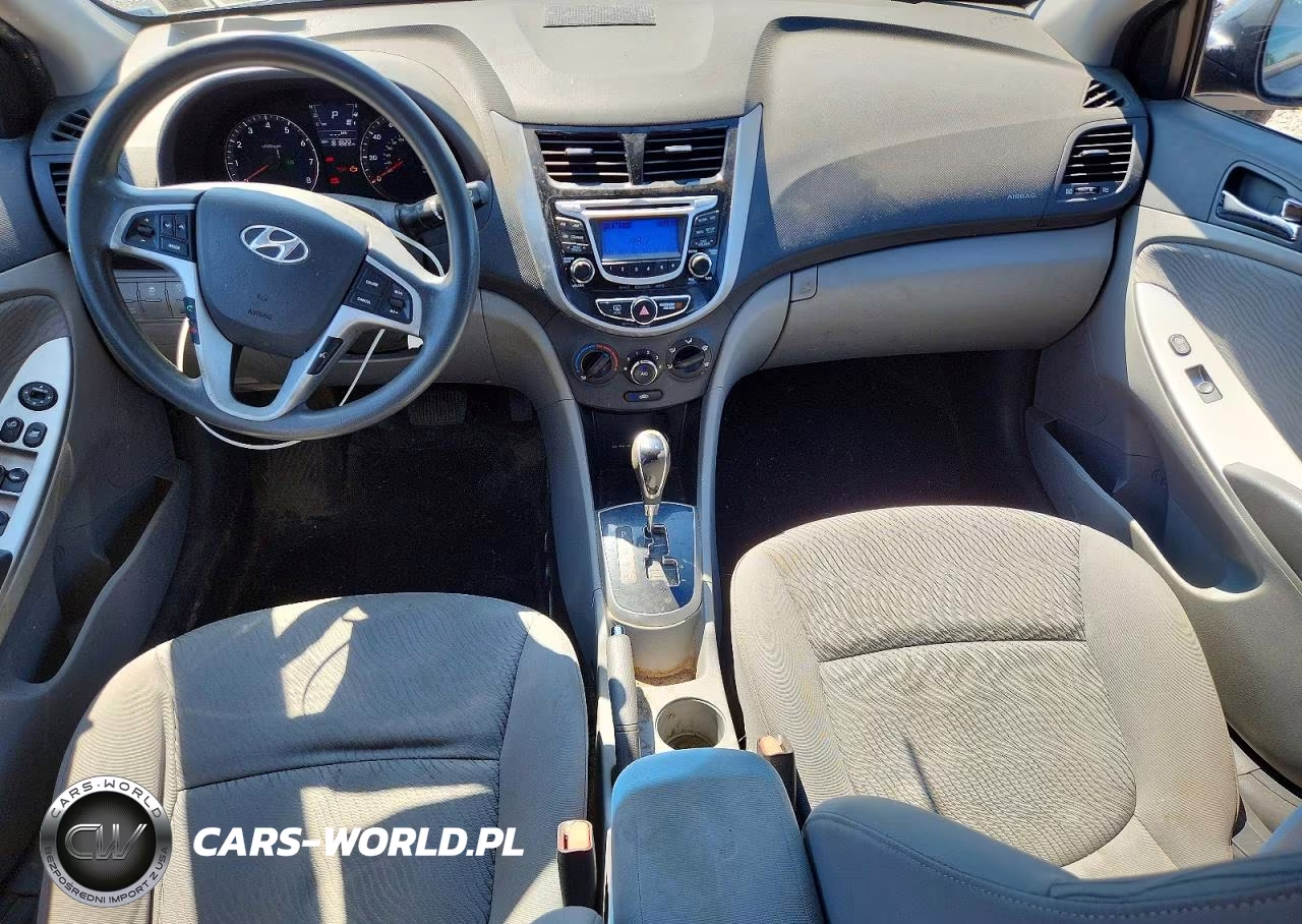 2013 Hyundai Accent Gls VIN:KMHCU4AE4DU576476 - 8