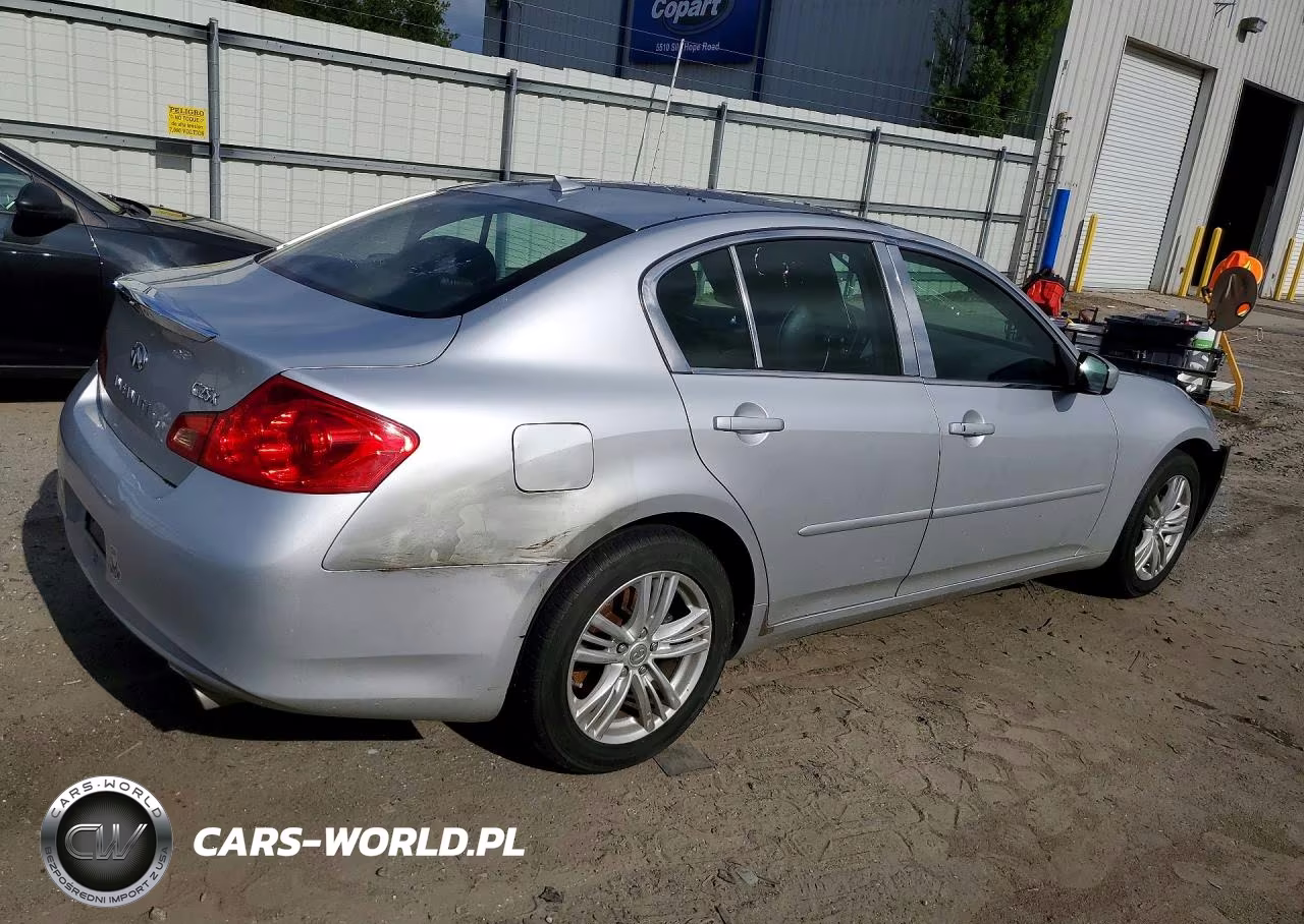 2011 Infiniti G25 Sedan X VIN:JN1DV6ARXBM651850 - 3