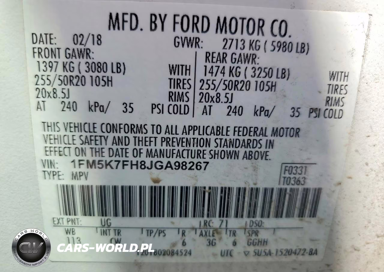 2018 Ford Explorer Limited VIN:1FM5K7FH8JGA98267 - 14