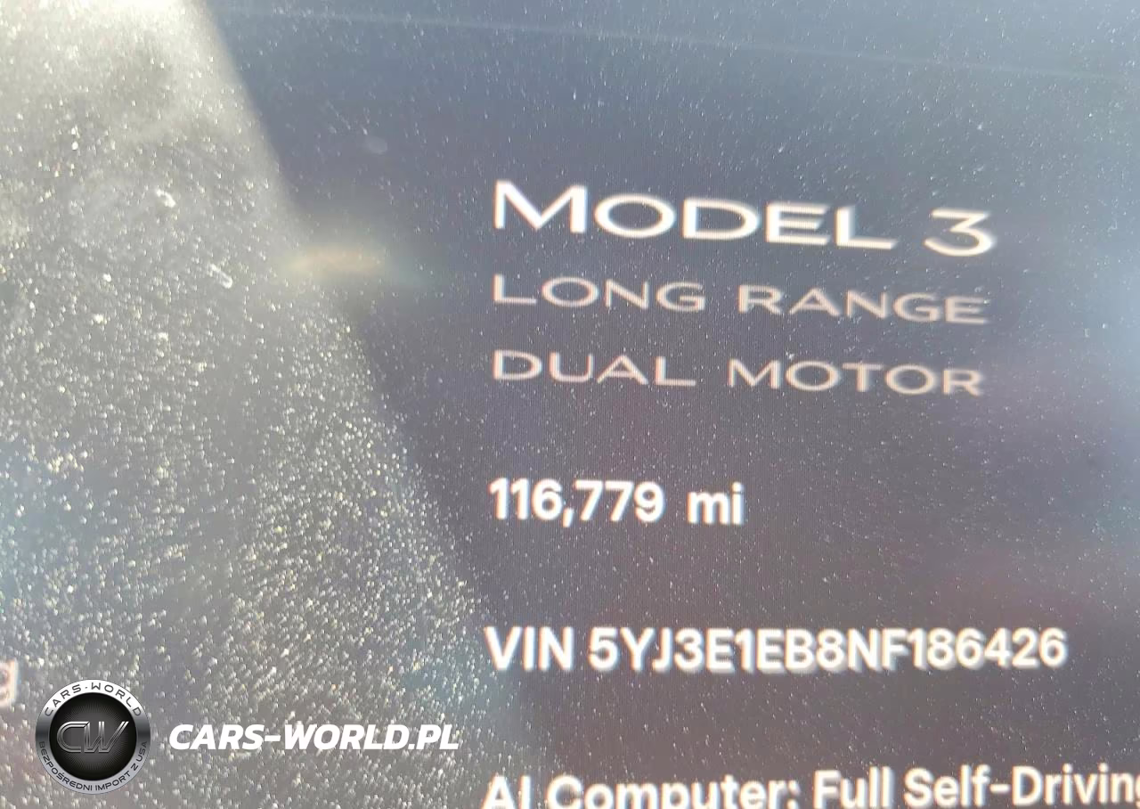 2022 Tesla Model 3 VIN:5YJ3E1EB8NF186426 - 9