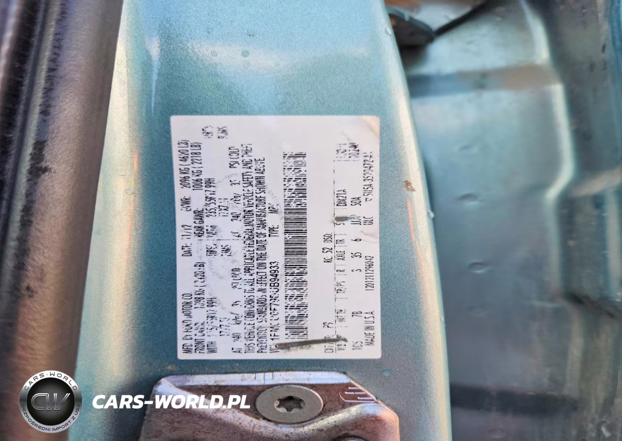 2013 Ford Escape S VIN:1FMCU0F79DUB94933 - 13