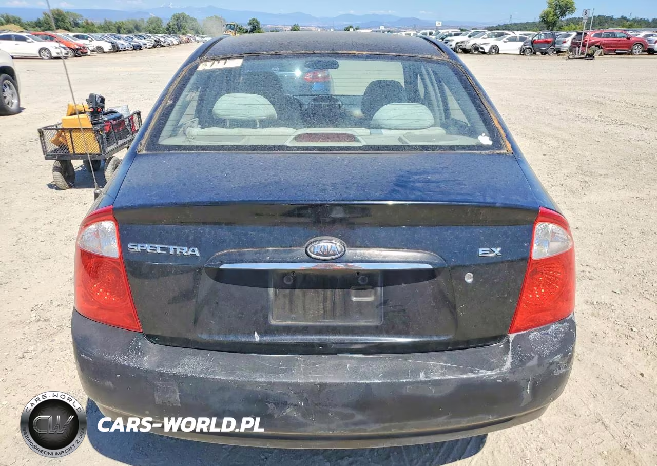 2006 Kia Spectra Ex VIN:KNAFE122065247057 - 6