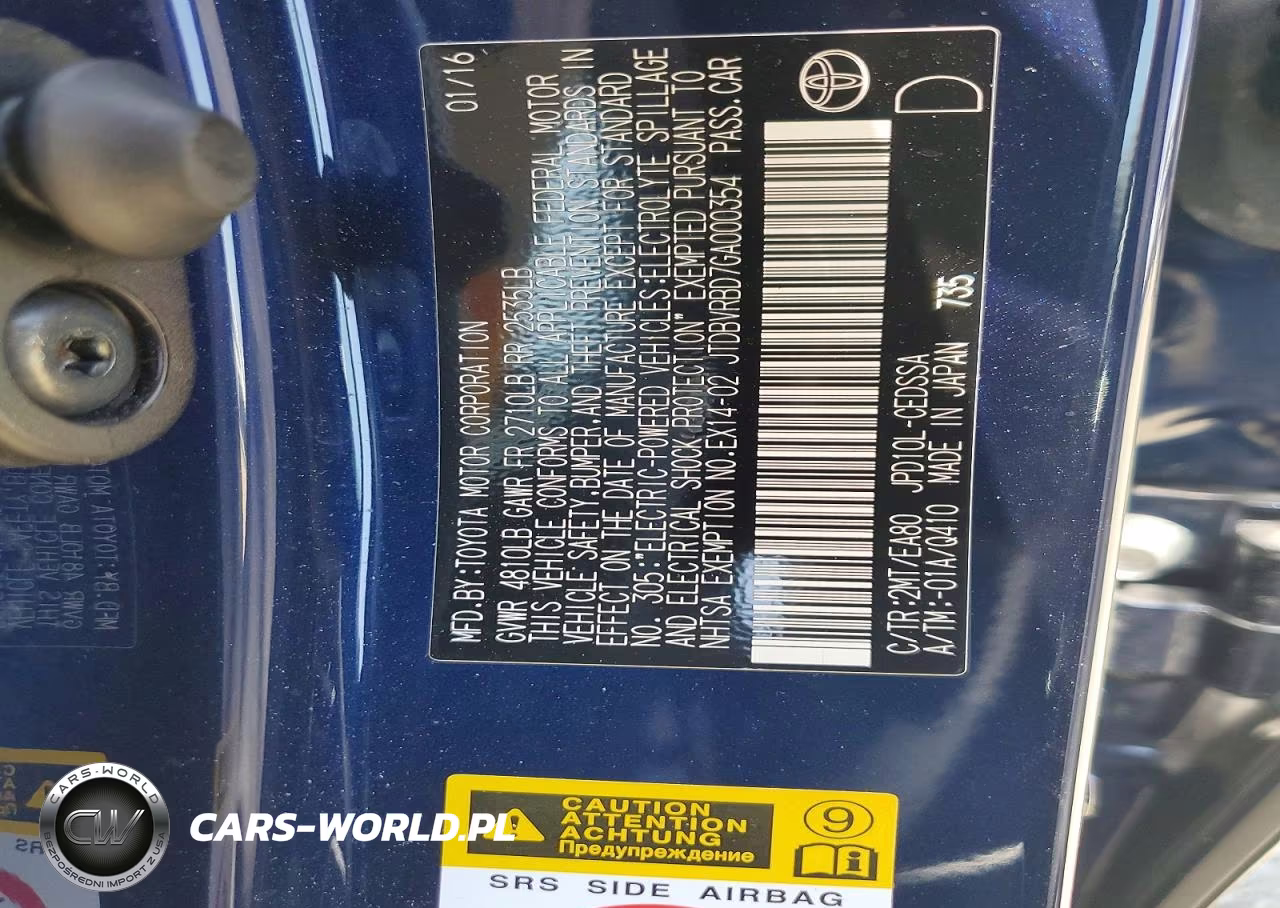 2016 Toyota Corolla Le VIN:JTDBVRBD7GA000354 - 12