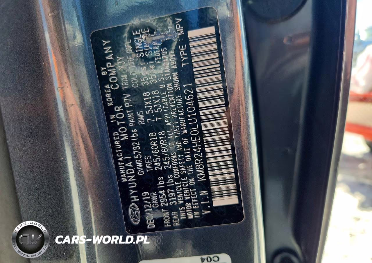 2020 Hyundai Palisade Sel VIN:KM8R24HE0LU104621 - 13