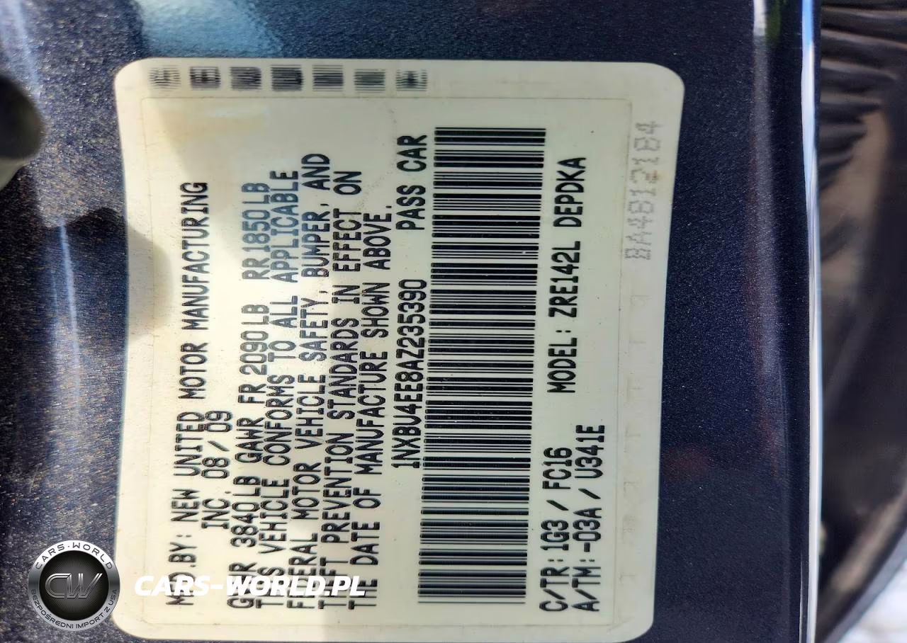 2010 Toyota Corolla Le VIN:1NXBU4EE8AZ235390 - 12