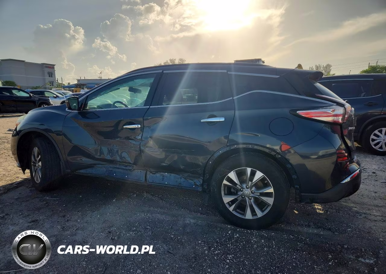 2017 Nissan Murano Sv VIN:5N1AZ2MH2HN185197 - 2