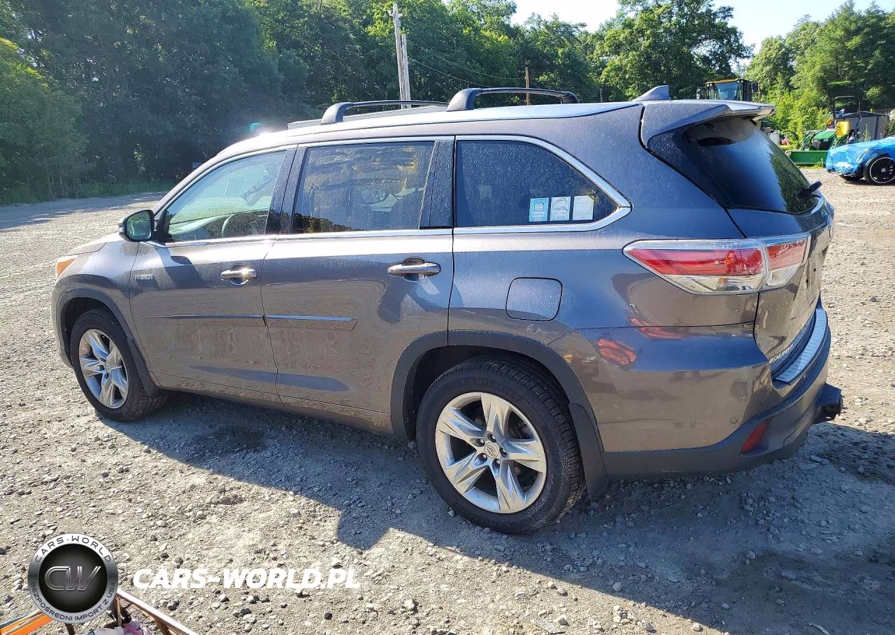 2015 Toyota Highlander Hybrid Limited VIN:5TDDCRFH7FS008676 - 2