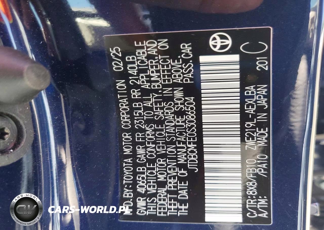 2025 Toyota Corolla Hybrid Le VIN:JTDBCMFE0S3086504 - 12