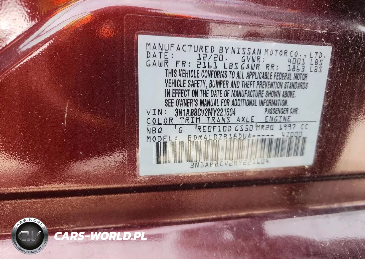 2021 Nissan Sentra Sv VIN:3N1AB8CV2MY221604 - 12