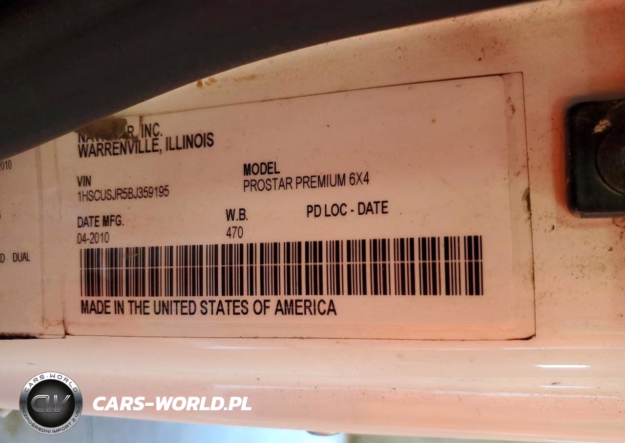 2011 International Prostar Semi Truck VIN:1HSCUSJR5BJ359195 - 10