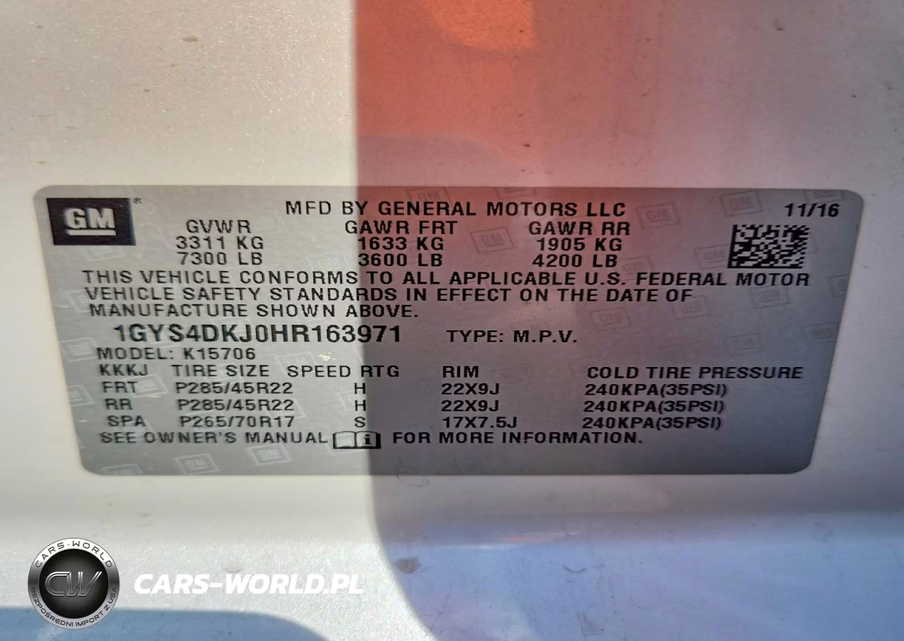 2017 Cadillac Escalade Platinum VIN:1GYS4DKJ0HR163971 - 12