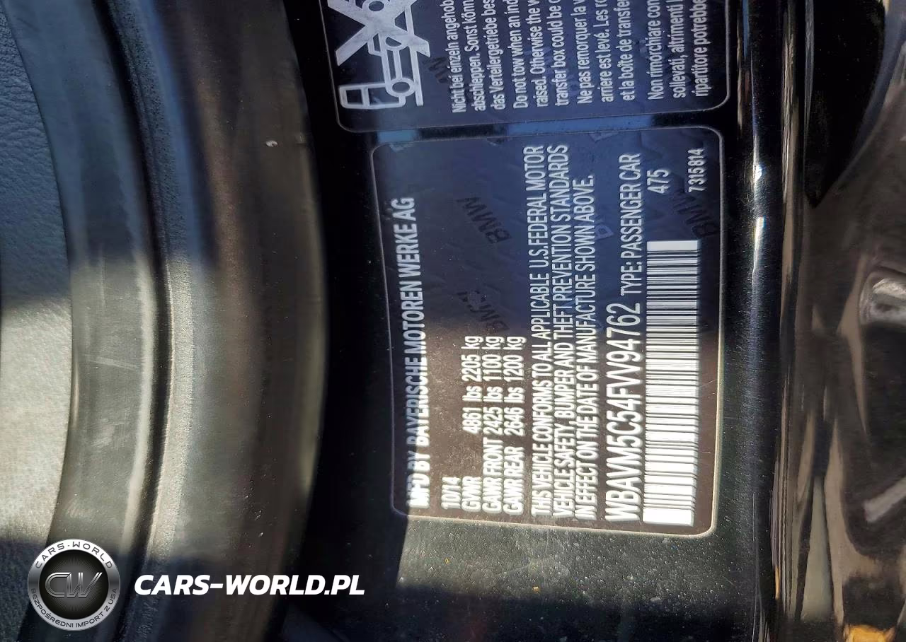 2015 BMW X1 xDrive35I VIN:WBAVM5C54FVV94762 - 13