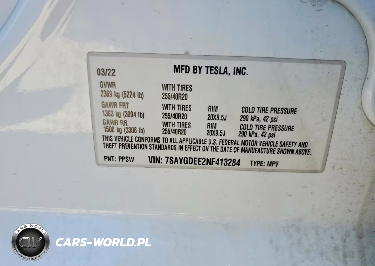 2022 Tesla Model Y VIN:7SAYGDEE2NF413284 - 13