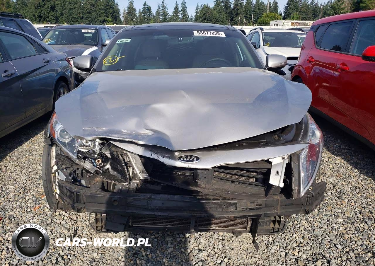 2013 Kia Optima Hybrid VIN:KNAGM4AD3D5057049 - 8