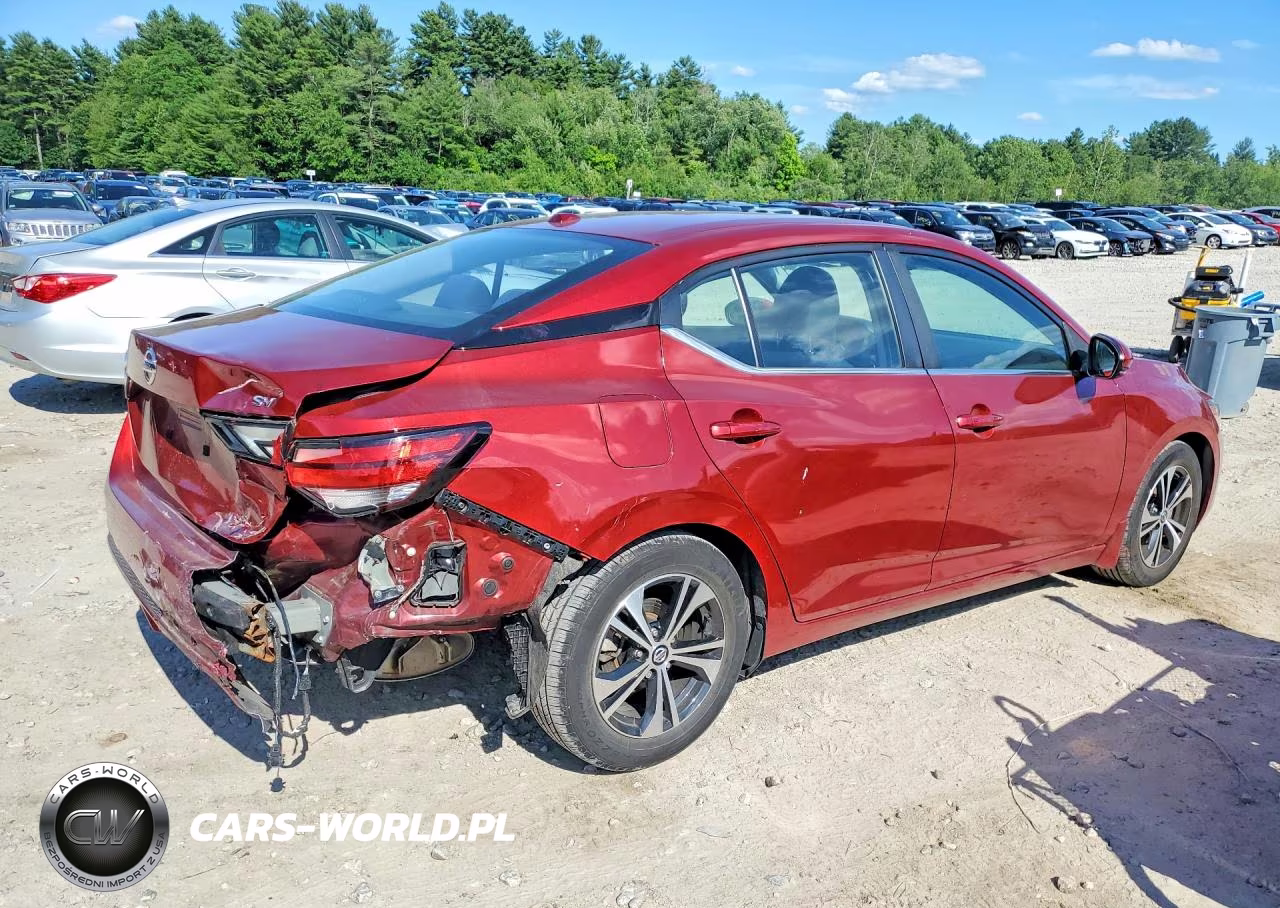 2020 Nissan Sentra Sv VIN:3N1AB8CV6LY234323 - 3