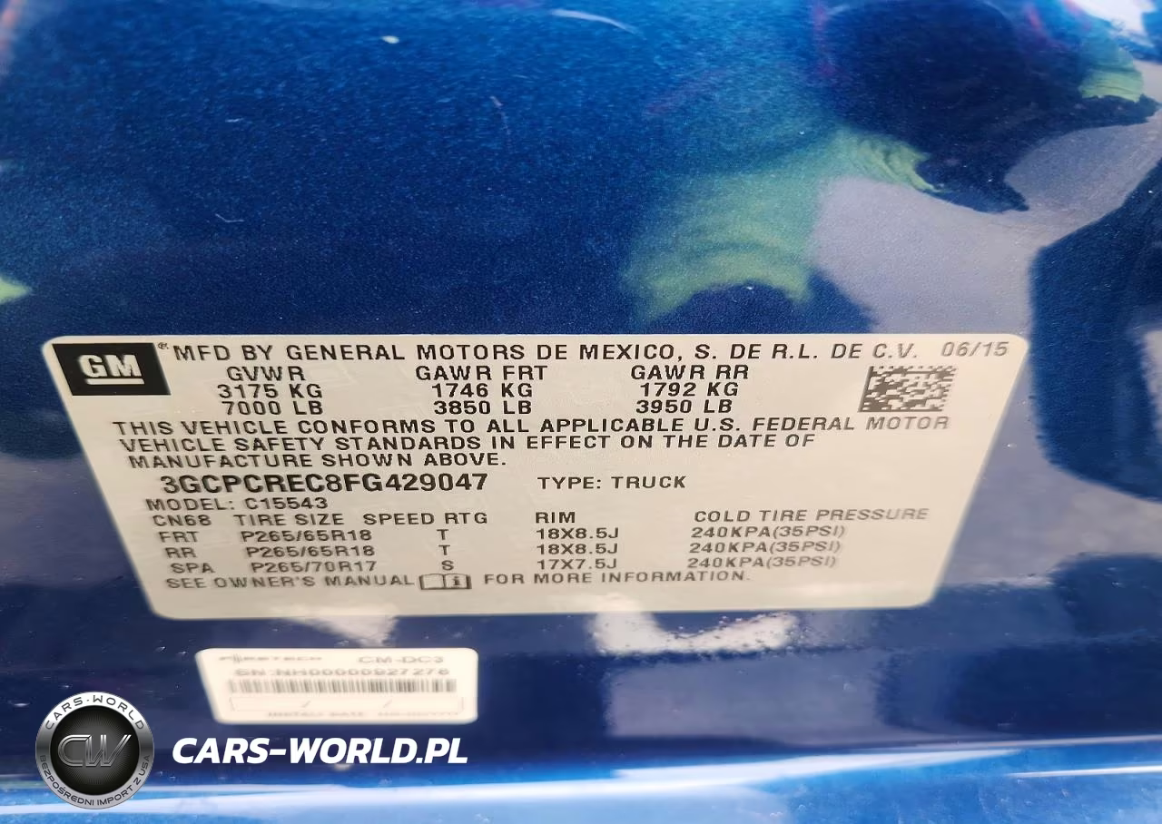 2015 Chevrolet Silverado C1500 Lt VIN:3GCPCREC8FG429047 - 12