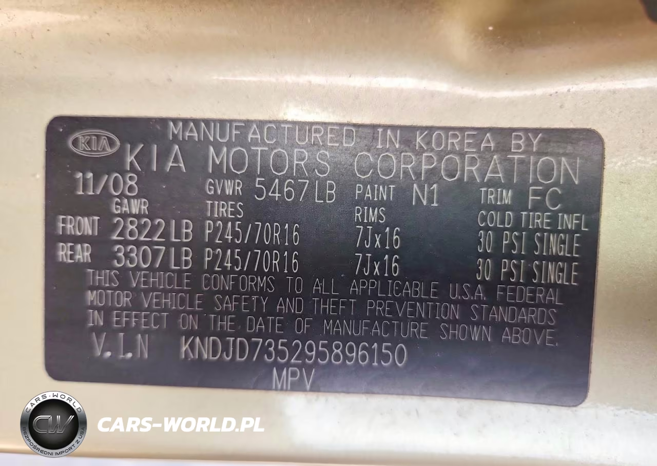 2009 Kia Sorento Base VIN:KNDJD735295896150 - 12