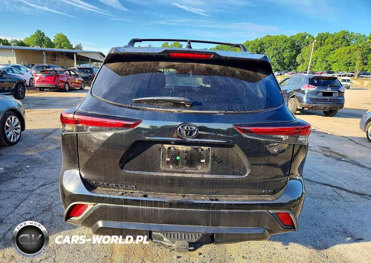 2025 Toyota Highlander Hybrid Xle Nightshade VIN:5TDKBRCH1SS649461 - 6