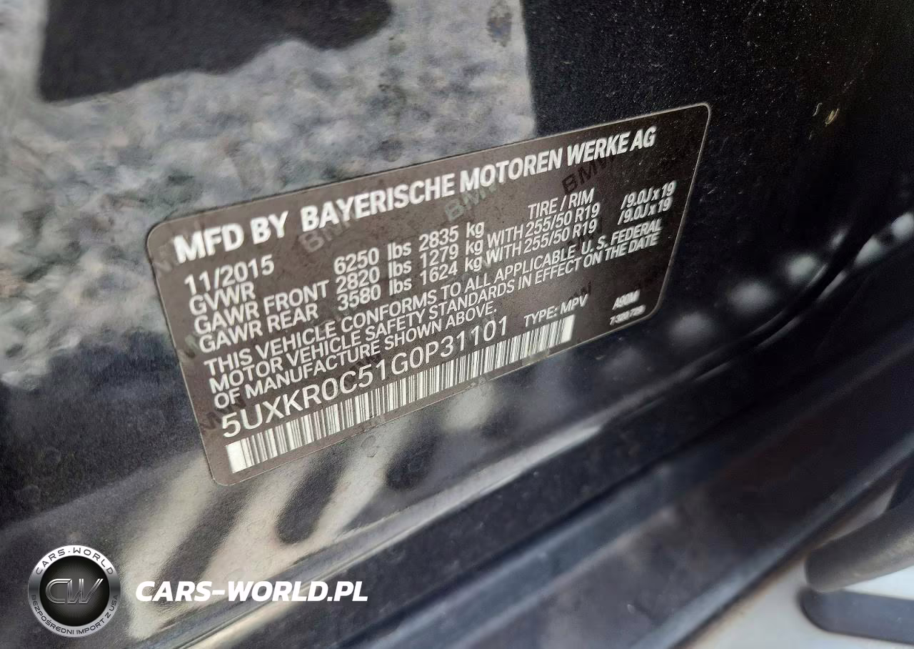 2016 BMW X5 xDrive35I VIN:5UXKR0C51G0P31101 - 13