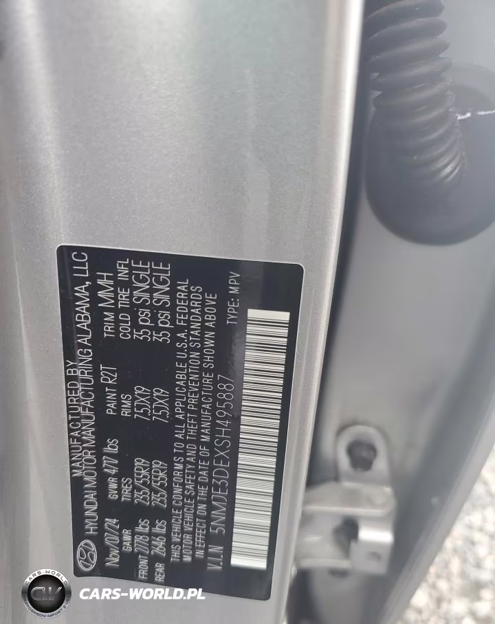 2025 Hyundai Tucson Limited VIN:5NMJE3DEXSH495887 - 14