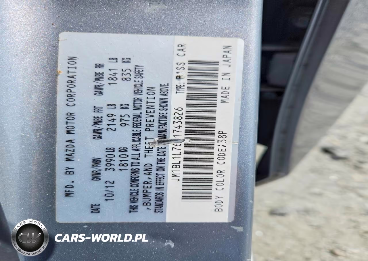 2013 Mazda 3 I VIN:JM1BL1L76D1743826 - 12
