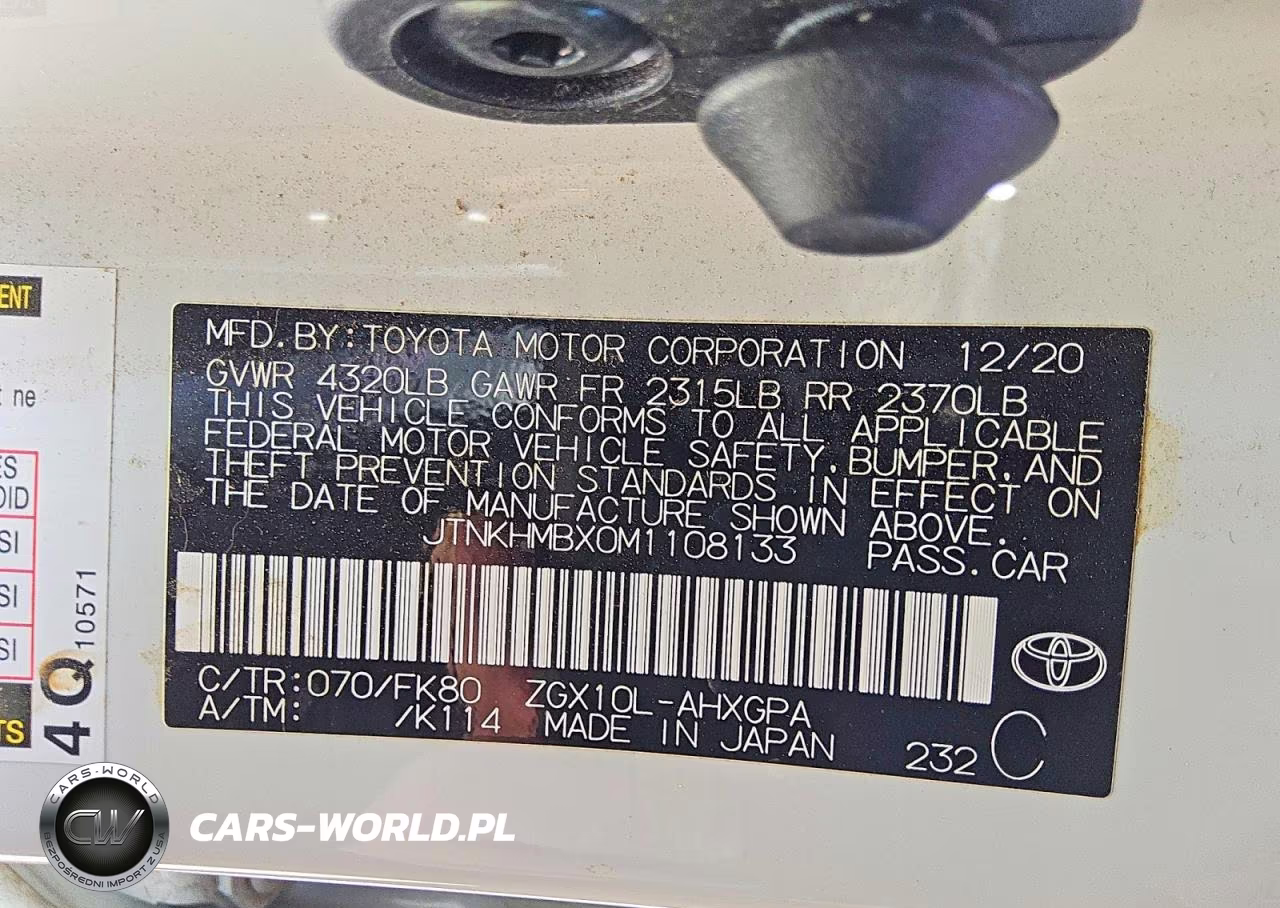 2021 Toyota C-Hr Xle VIN:JTNKHMBX0M1108133 - 13