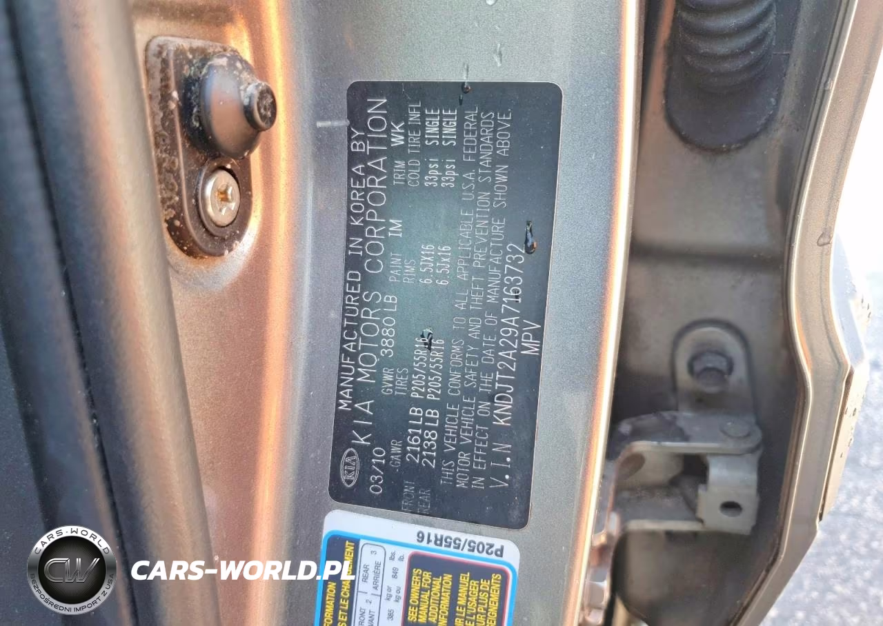 2010 Kia Soul + VIN:KNDJT2A29A7163732 - 13