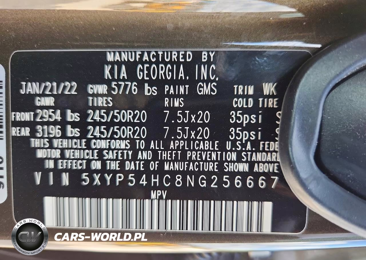 2022 Kia Telluride Sx VIN:5XYP54HC8NG256667 - 14