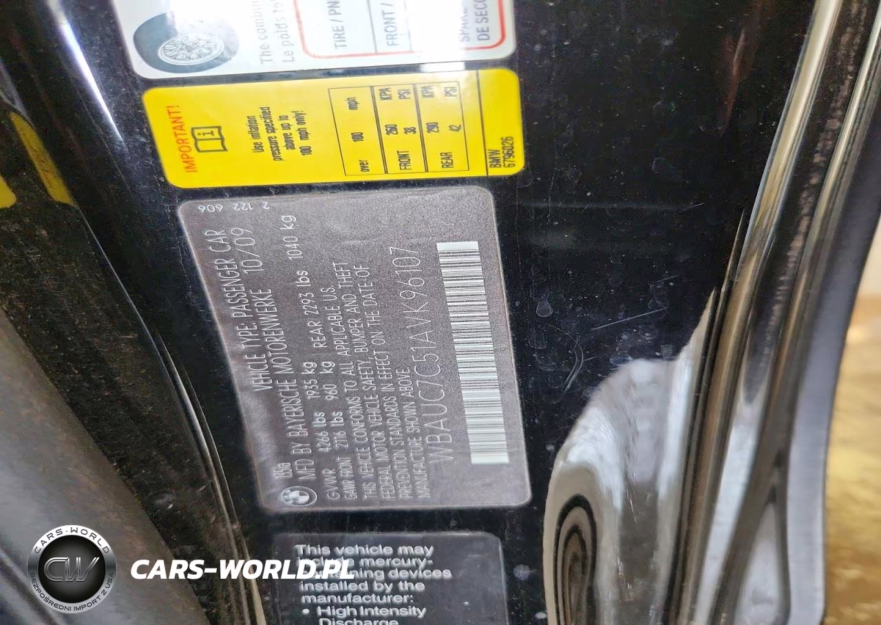 2010 BMW 135 I VIN:WBAUC7C51AVK96107 - 12