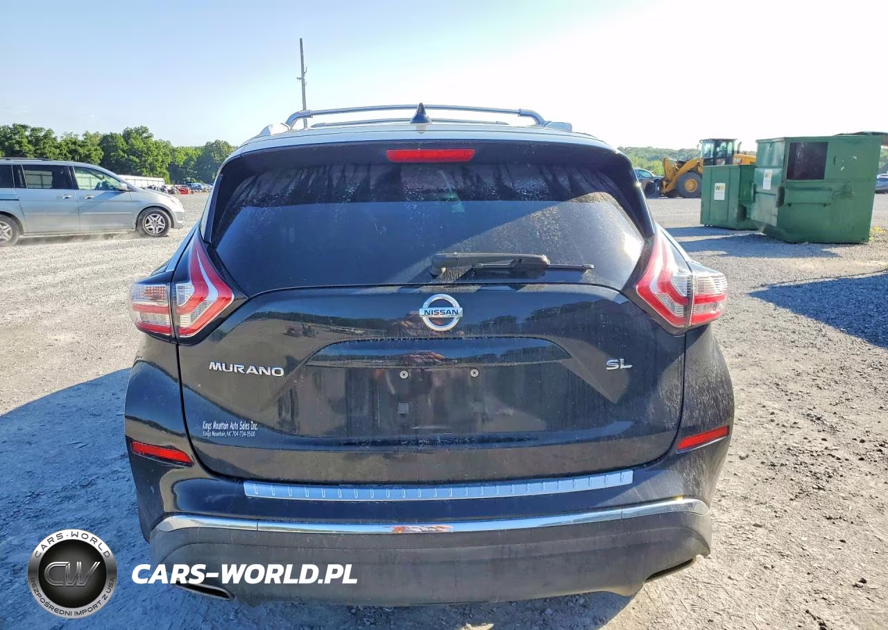 2017 Nissan Murano Sl VIN:5N1AZ2MG1HN147242 - 6