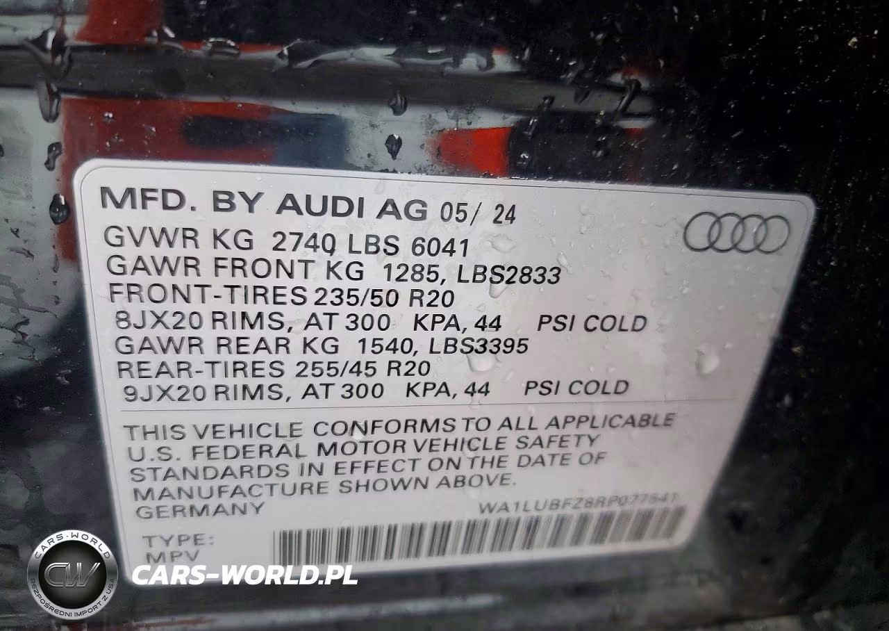 2024 Audi Q4 E-Tron Premium Plus VIN:WA1LUBFZ8RP077541 - 14