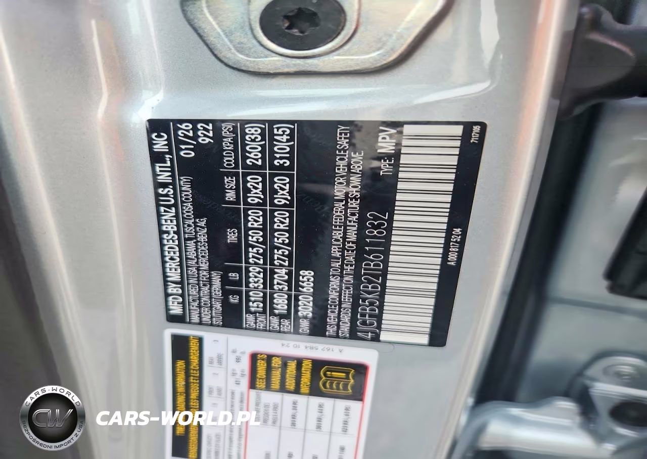 2026 Mercedes-Benz Gle 450 4Matic VIN:4JGFB5KB2TB611832 - 14