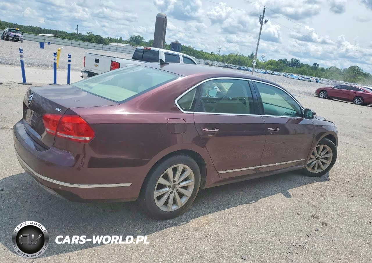 2013 Volkswagen Passat Sel VIN:1VWCH7A31DC023246 - 3