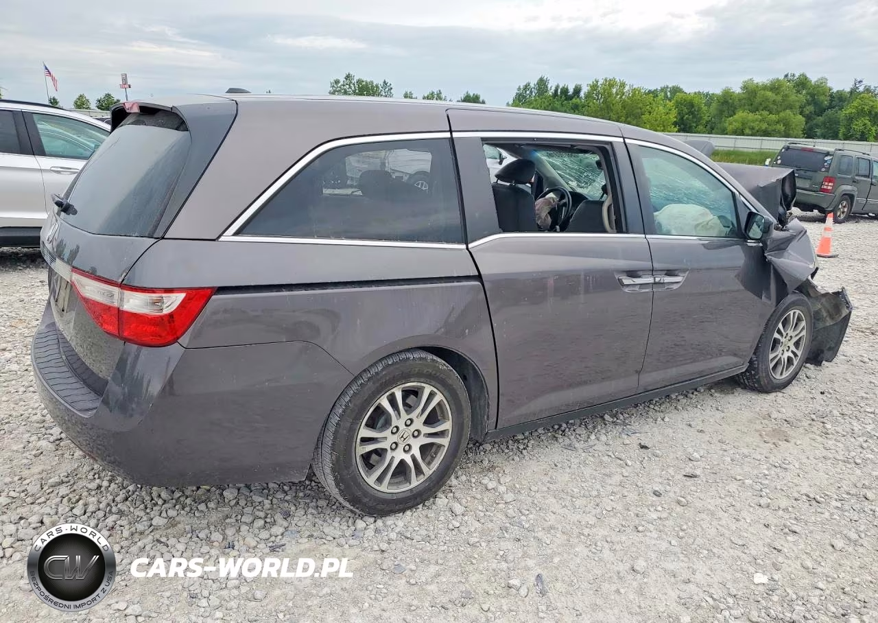 2012 Honda Odyssey Exl VIN:5FNRL5H64CB053472 - 3