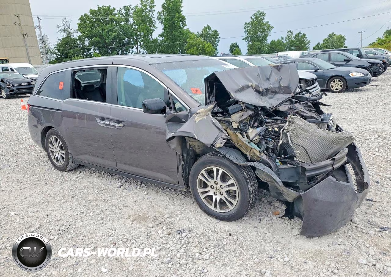 2012 Honda Odyssey Exl VIN:5FNRL5H64CB053472 - 4