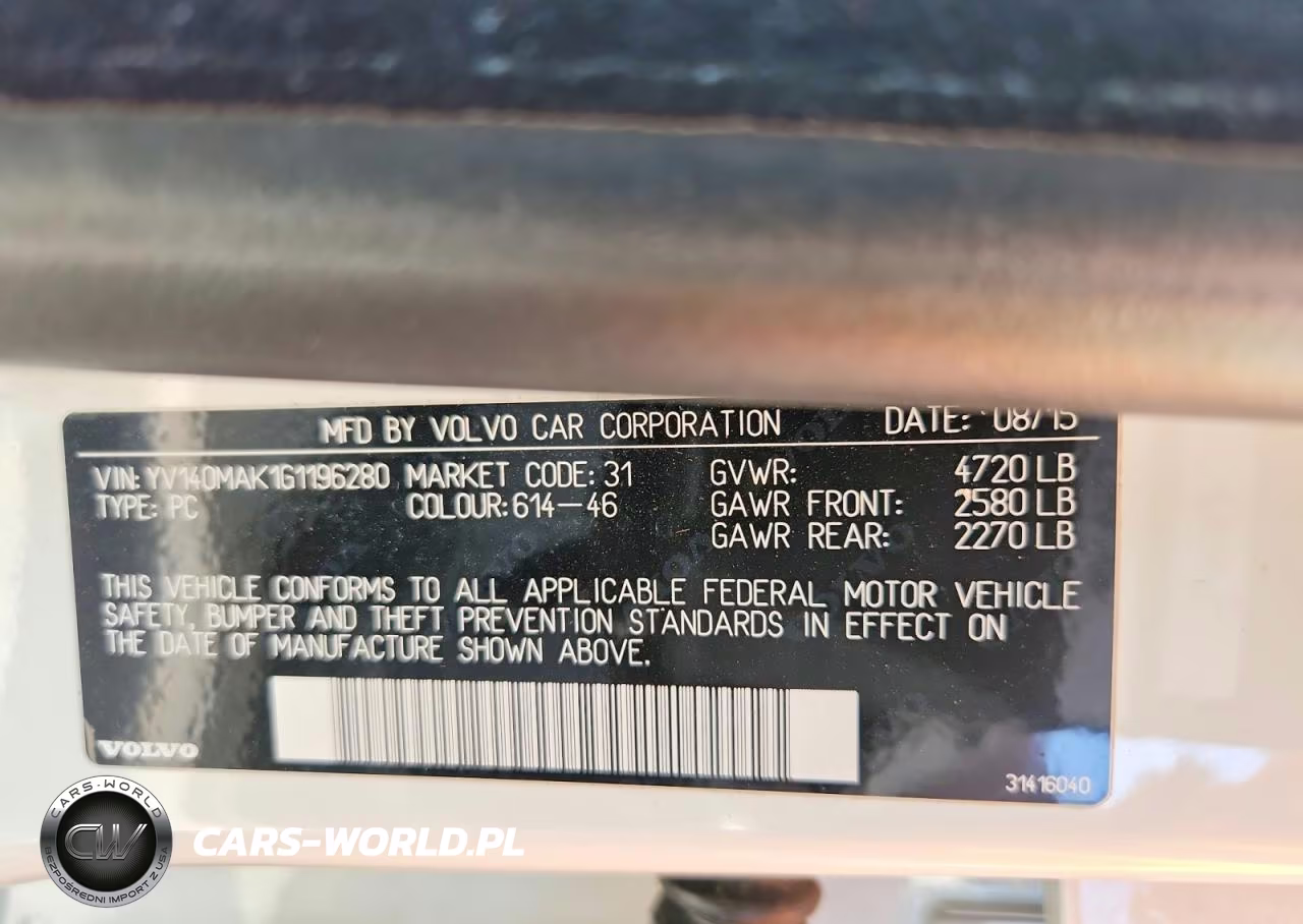 2016 Volvo S80 Premier VIN:YV140MAK1G1196280 - 12