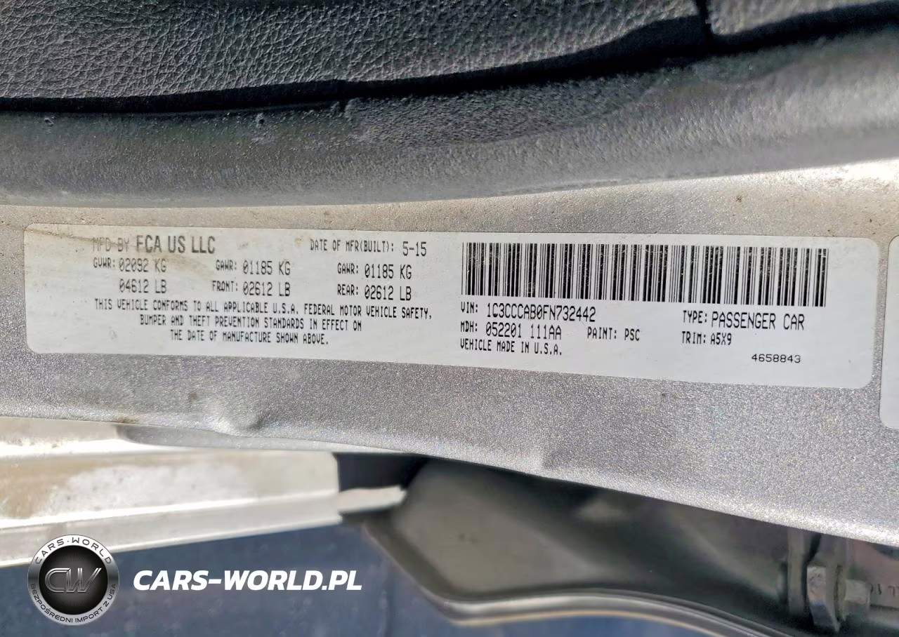 2015 Chrysler 200 Limited VIN:1C3CCCAB0FN732442 - 12